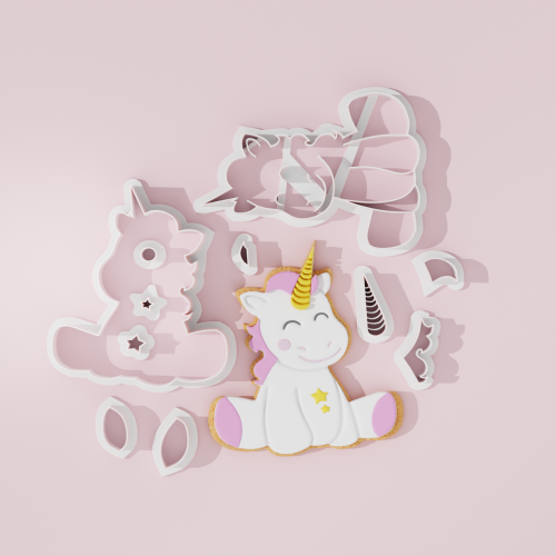 Unicorn Cookie Cutter 301