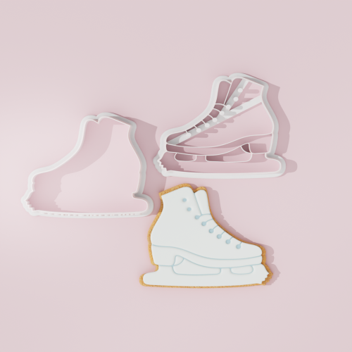 Ice Skate stamp Cookie Cutter