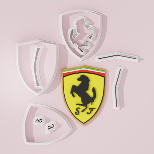 Ferrari Logo Cookie Cutter