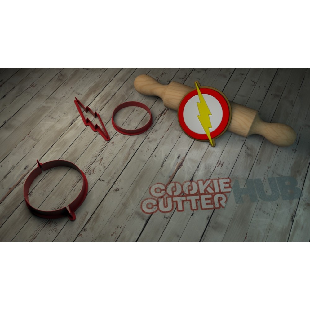 Super Heroes – Flash Logo Cookie Cutter