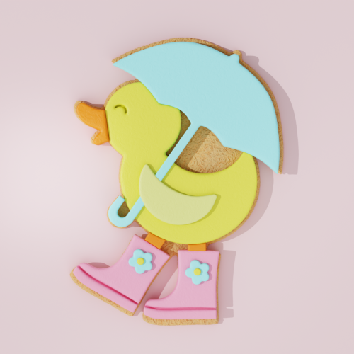 Kid Duck Cookie Cutter 201