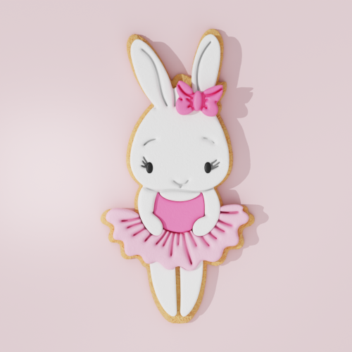 Bunny Ballerina Cookie Cutter