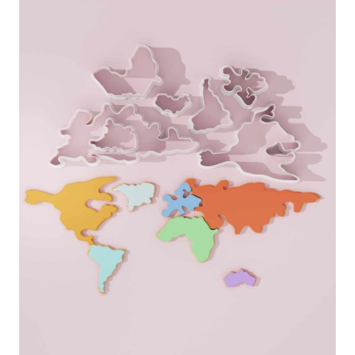 World Map Cookie Cutter...