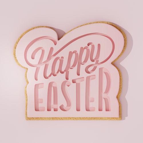 Happy Easter Cookie Cutter...