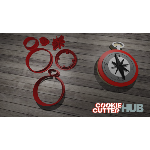 Camping Compass Cookie Cutter